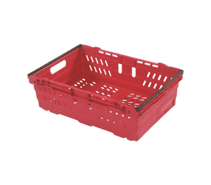 30 x Bail Arm Crates Bale Arm 60 x 40 x 20cm  Plastic Boxes Stacking Trays 