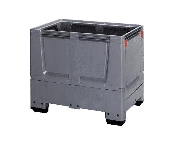 Large volume container with collapsible walls/ Collapsible large box/ container/ pallet box
