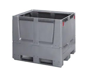 Large volume container with collapsible walls/ Collapsible large box/ container/ pallet box