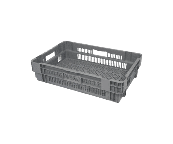 Stackable nestable crate/ Stacking and nesting crate/ tray/Stack and nest crate