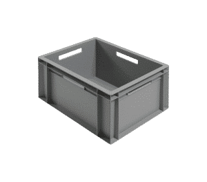 400x300x285 STACKING Lagerbox Euro Container 40x30x28,5 With Lid Stacking Containers 