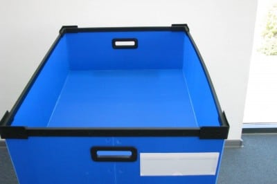 Corrugated stackable boxes/ Corrugated Light Duty stackable box/ container/ tote