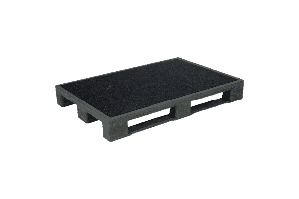 Anti slip layer on pallet/ pallet with anti-slip mat/ Anti slip pallet with mat