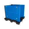 Ecopack foldable container/ Plastic recyclable foldable container/ Ecopack plastic folding container