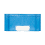 Svařovaný transparentní držák štítků pro boxy a přepravky