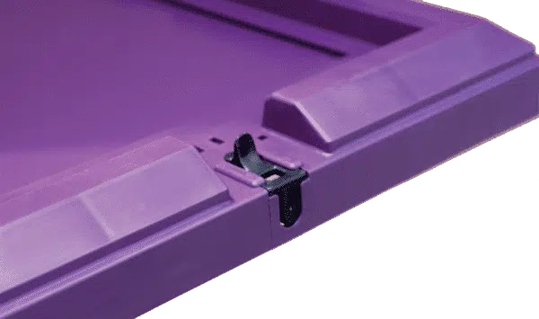 Lid with latch/ Secure lid with latch/ Fastening lid with latch