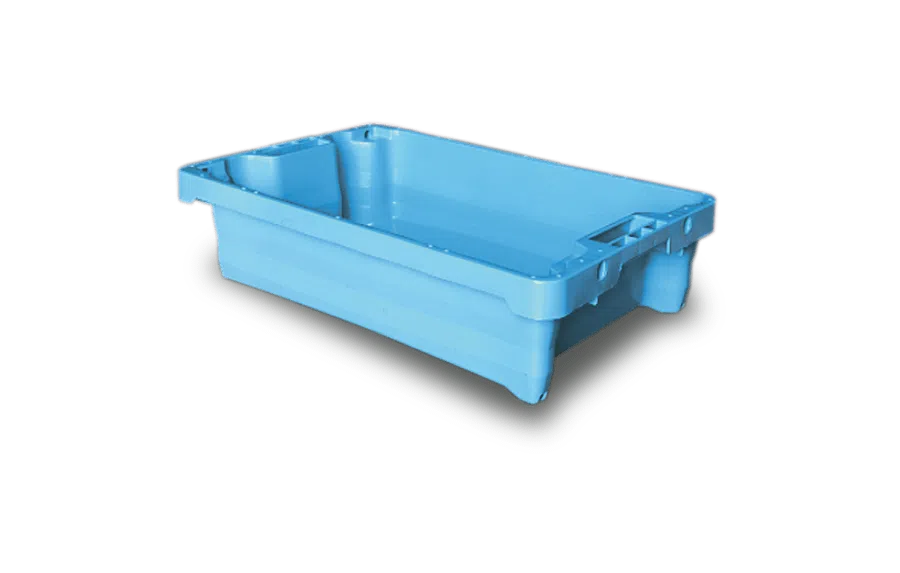 Solid Fish Container with Drainage 6416, 600 x 400 x 155 mm