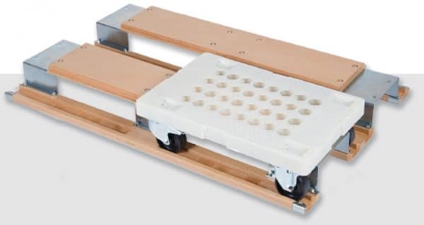 Dolly transfer pallet/ dolly adapter for pallet/ dolly and pallet